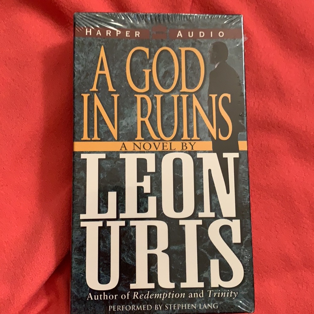 A GOD IN RUINS A NOVEL BY LEON URIS  4 CASSETTES